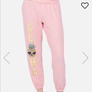 Alana Crop Seeatpants - Aloha Pineapple